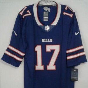 7. Josh Allen #17 Buffalo Bills Blue Large